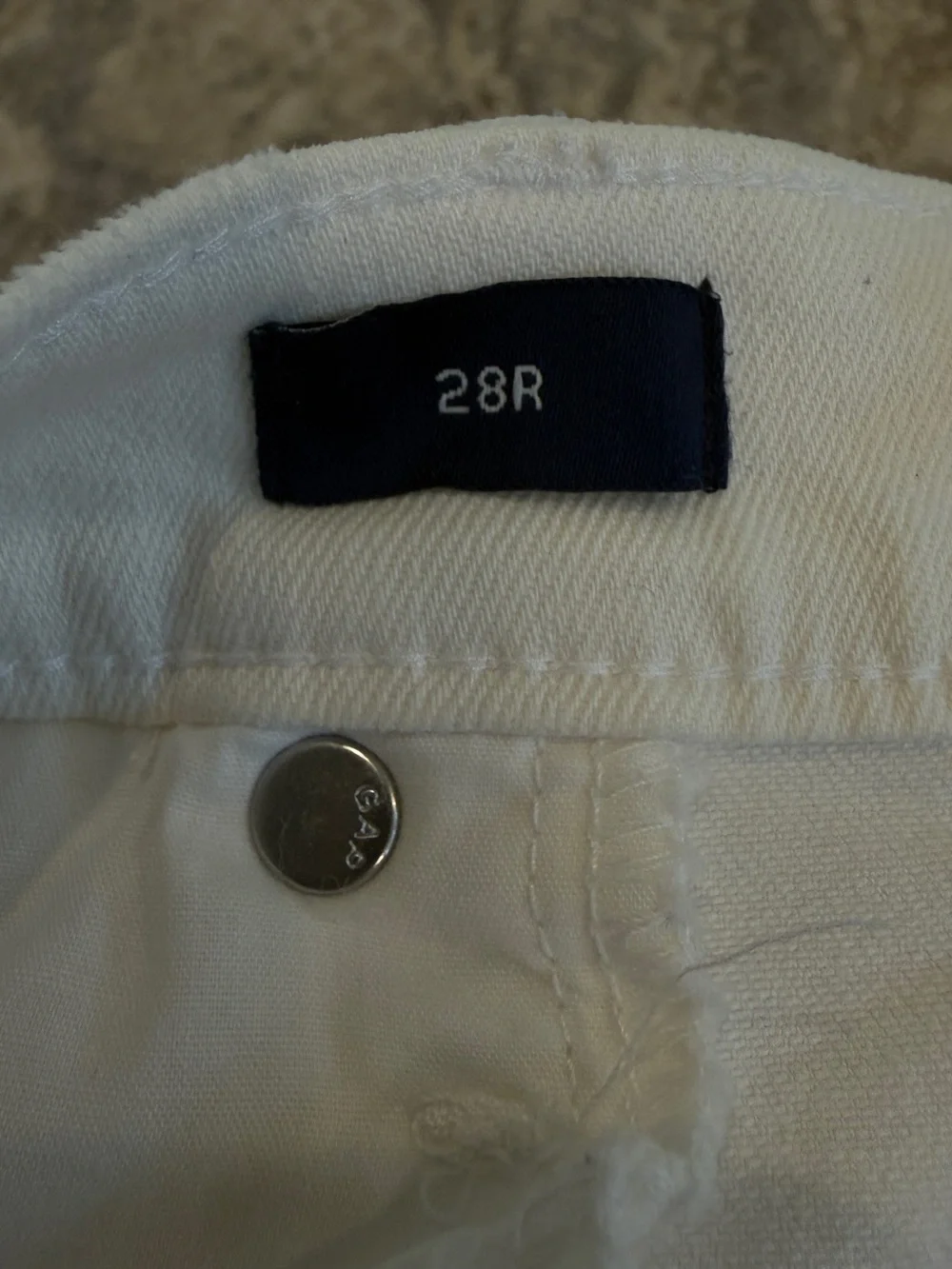 GAP Cream Denim Mini Skirt - Picture 4 of 4